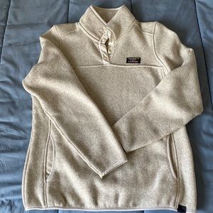 LL Bean Women’s Sweater Fleece Pullover